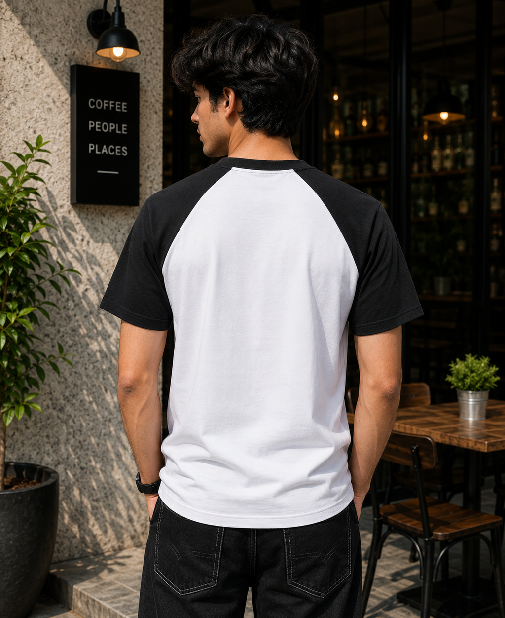  JatinFlex Urban Edge Unisex Oversized Raglan T-Shirt For Men 