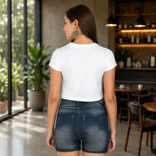 JatinFlex "Super Mom" Women's Crop Top
