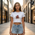 JatinFlex "Today I Am Powerful" Women's Crop Top