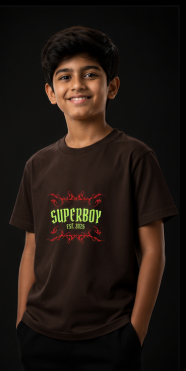 JatinFlex "Super Boy" Crew Neck T-Shirt