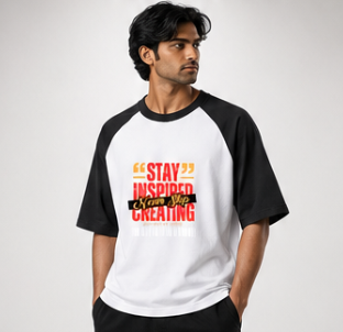 JatinFlex Everyday Oversized Raglan For Men