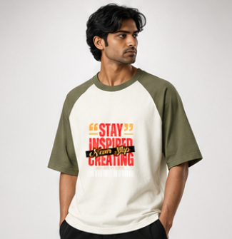 JatinFlex Everyday Oversized Raglan For Men