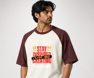 JatinFlex Everyday Oversized Raglan For Men