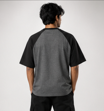 JatinFlex Everyday Oversized Raglan For Men