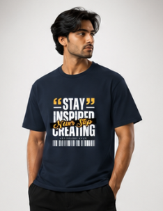 JatinFlex Signature Supima Unisex T-Shirt For Men