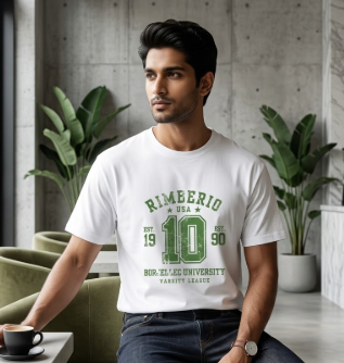 Rimberio Unisex Stretch T-Shirt for Men