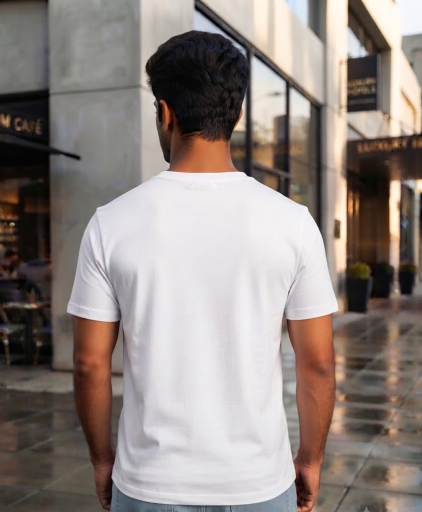 JatinFlex Unisex Standard Crew T-Shirt For Men