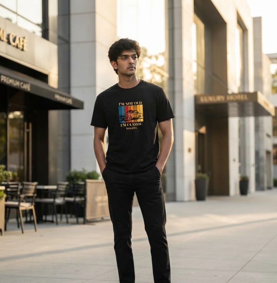 Classic Standard Crew T-Shirt For Men