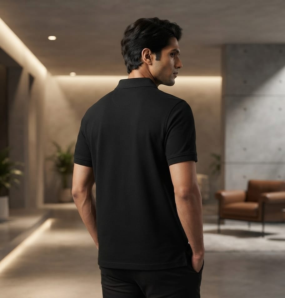 JatinFlex "Stay Positive" Men's Polo T-Shirt
