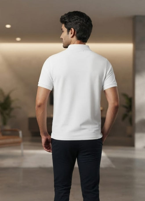 JatinFlex "Stay Positive" Men's Polo T-Shirt